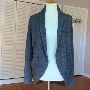 Ann Taylor Slouchy Grey Cardigan